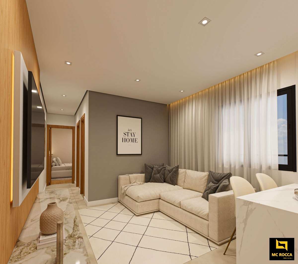 Apartamento Garden à venda com 2 quartos, 59,56m² - Campestre,Santo André