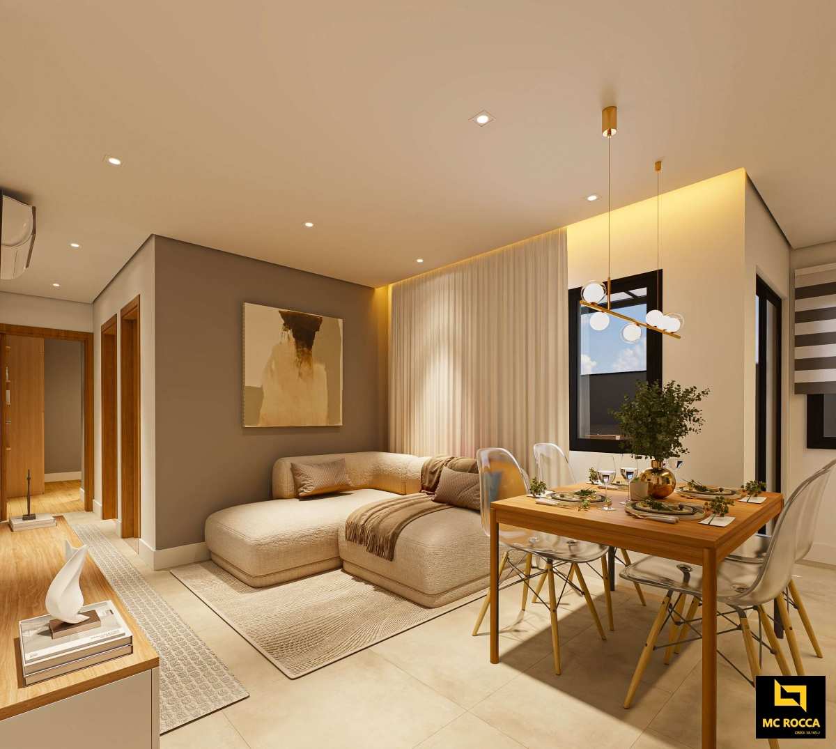 Apartamento sem condomínio com quintal - 2 dormitórios - Bairro Campestre - Santo André - MC ROCCA Negócios Imobiliários