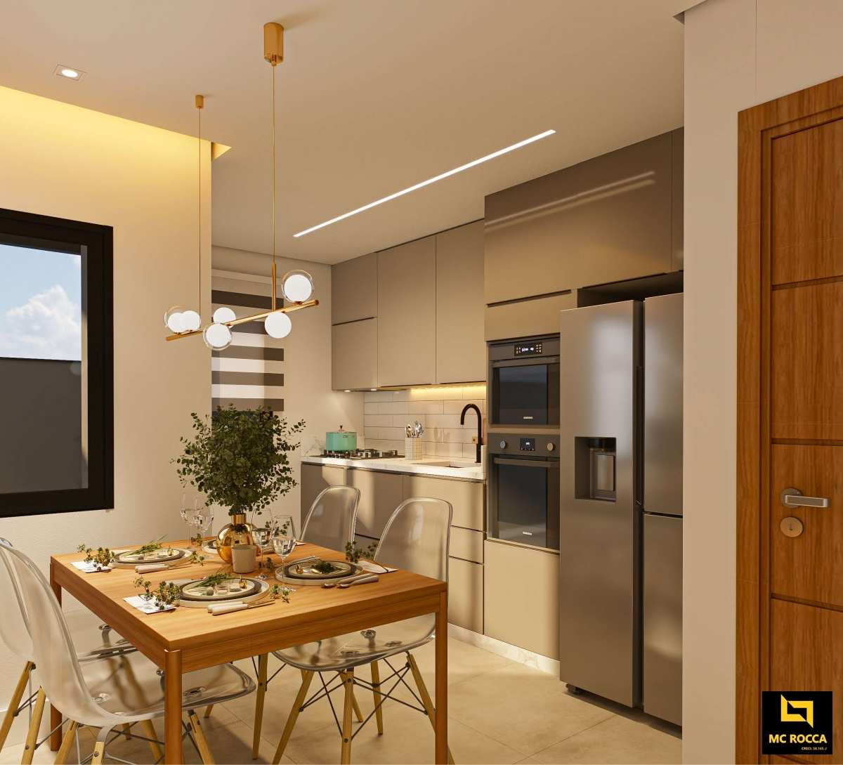 Apartamento sem condomínio com quintal - 2 dormitórios - Bairro Campestre - Santo André - MC ROCCA Negócios Imobiliários