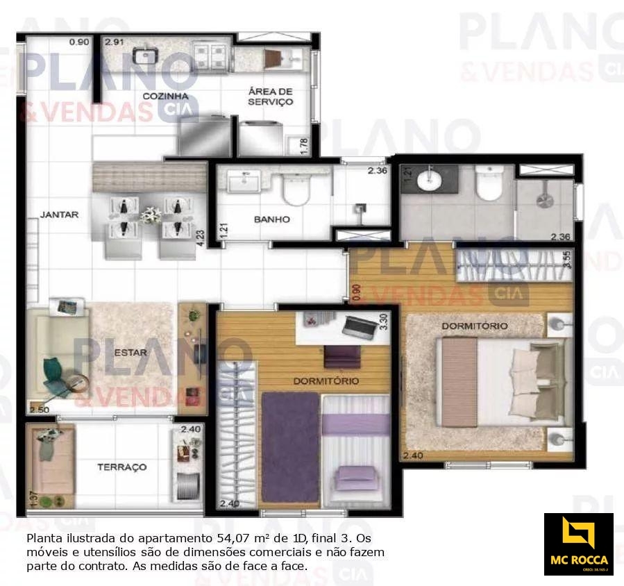 Apartamentos 1 e 2 dormitórios - Start Joy São Bernardo do Campo - MC ROCCA Negócios Imobiliários