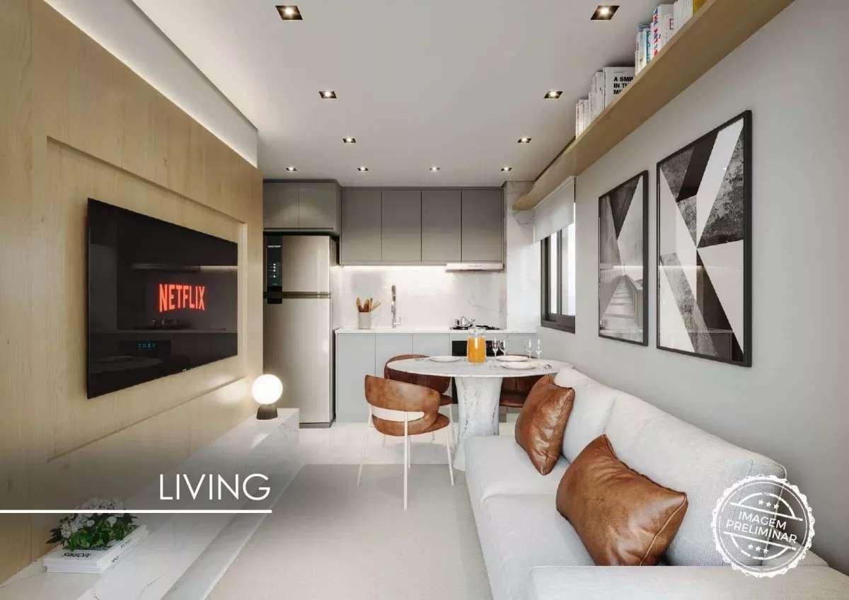 Apartamento à venda com 2 quartos, 40m² - ,