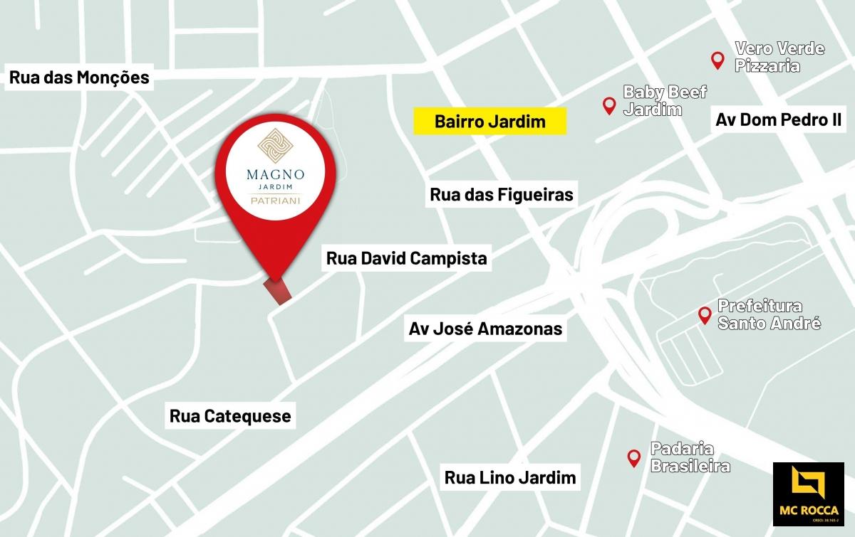 Apartamento 2 suítes Magno Patriani Jardim - Santo André - MC ROCCA Negócios Imobiliários
