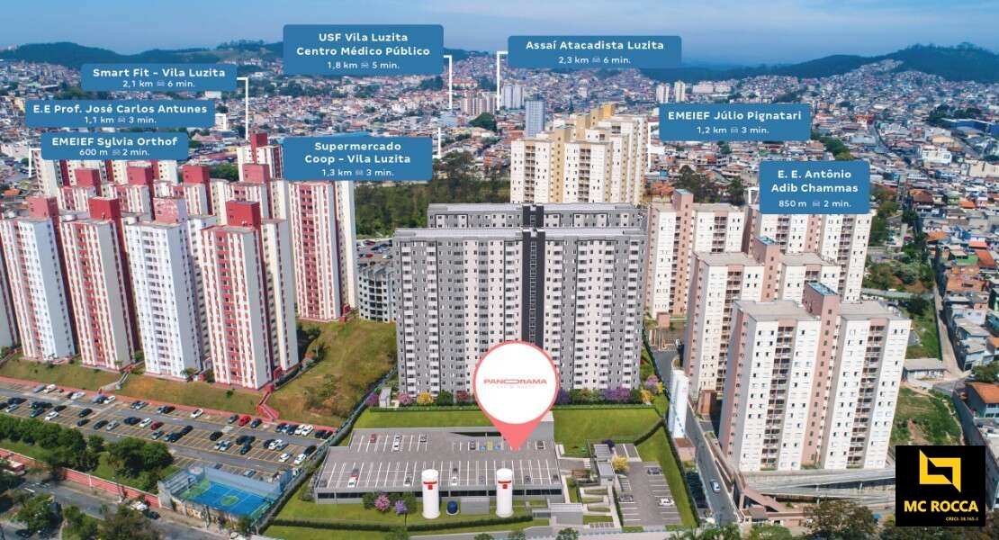 Lançamento Apartamento 2 dormitórios - Panorama Santo André - MC ROCCA Negócios Imobiliários